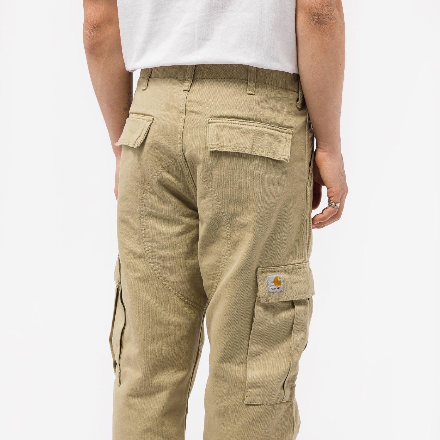 Carhartt WIP JET PANT - Cargo trousers - wall rinsed/khaki - Zalando.de