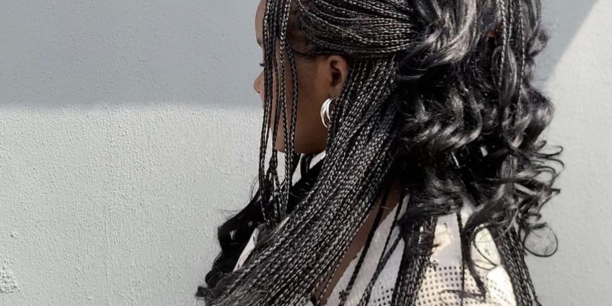 14 Laid Back Bohemian Knotless Braids Hairstyles in 2024 - Zohna
