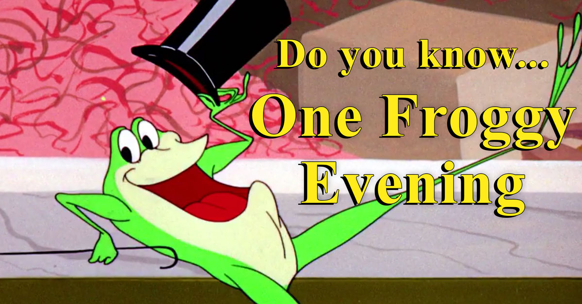 32 Facts About The Movie One Froggy Evening - Facts.net