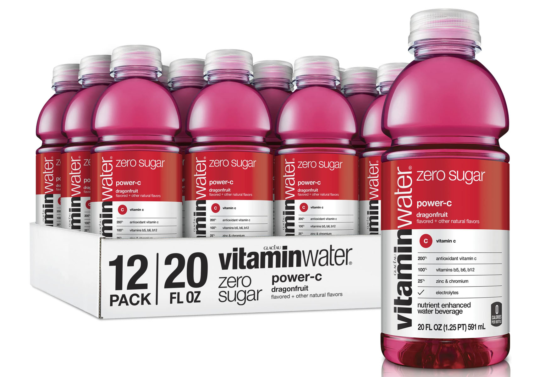 18 Dragon Fruit Vitamin Water Nutrition Facts