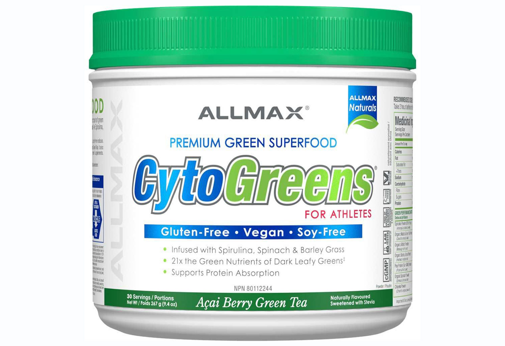 19-cyto-greens-nutrition-facts