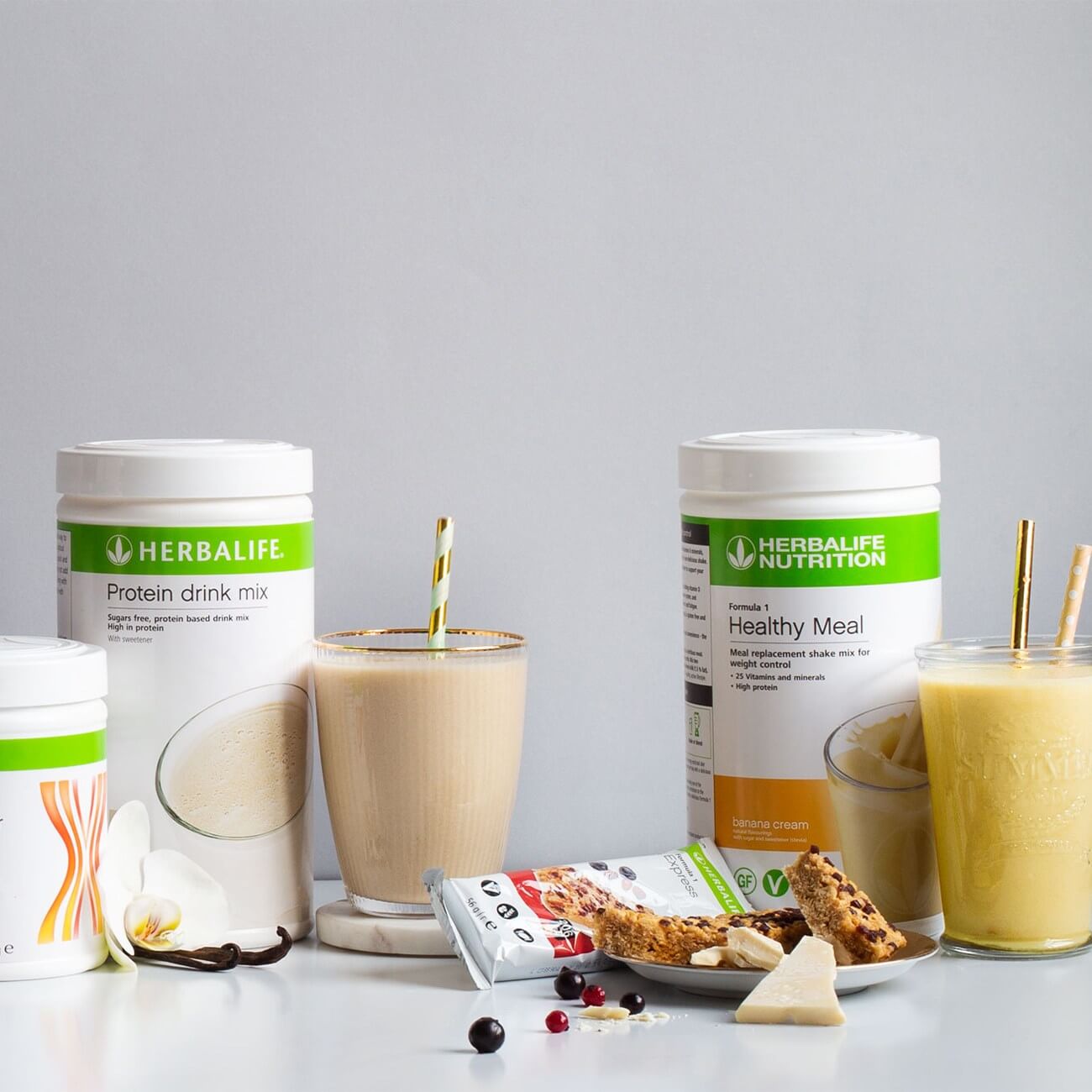 HERBALIFE FORMULA 1 SHAKE AND PROTEIN DRINK MIX FROM US