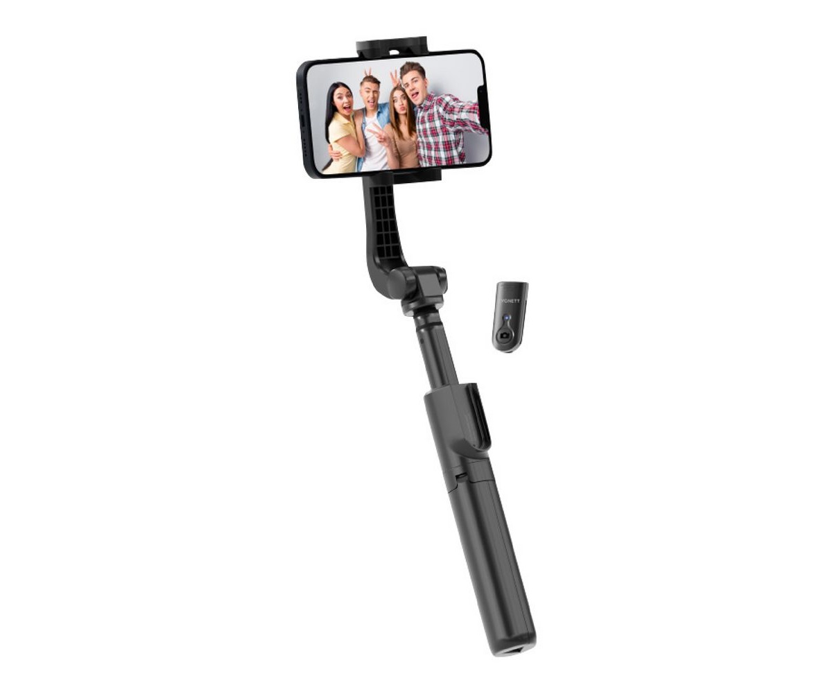 ATUMTEK 60 Selfie Stick Tripod, All in One Extendable Phone 60, Black