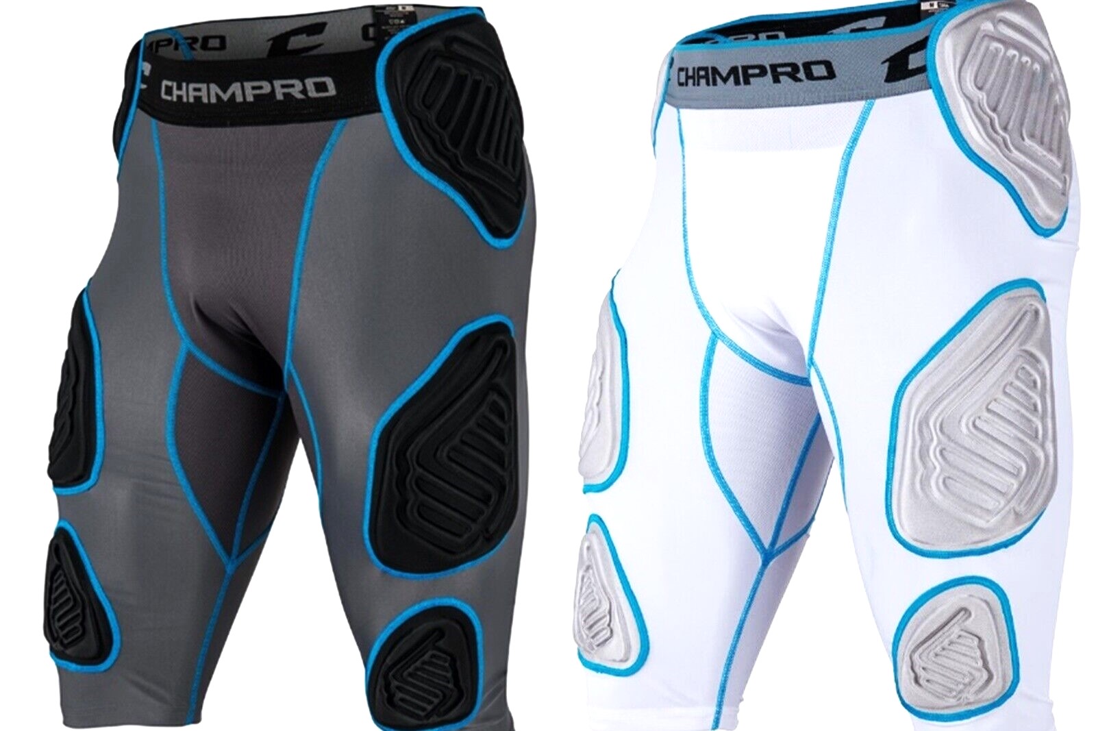  Sports Unlimited Adult 7 Pad Integrated Football Girdle - Flex  Thigh Pads : Sports & Outdoors