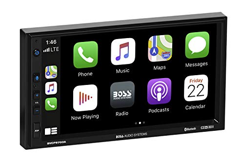 BOSS BVCP9700A Car Stereo System: Apple CarPlay, Android Auto, 7" Touchscreen