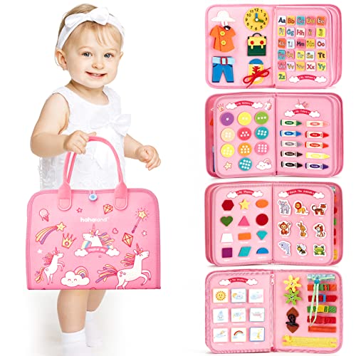 Busy Board - Montessori Toy for 2 Year Old