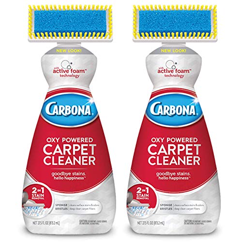 Carbona Oxy-Powered 2-in-1 Carpet Cleaner, 27.5 Ounces - Pack of 2 Carbona Oxy-Powered 2-in-1 Carpet Cleaner, 27.5 Ounces - Pack of 2