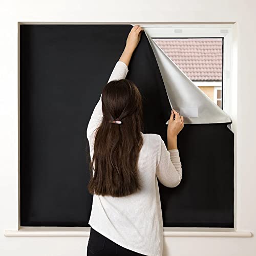 DIY Portable Blackout Window Blinds 118x57