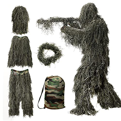 Arcturus Ghost Ghillie Suit, Super-Dense Woodland Hunting Camo