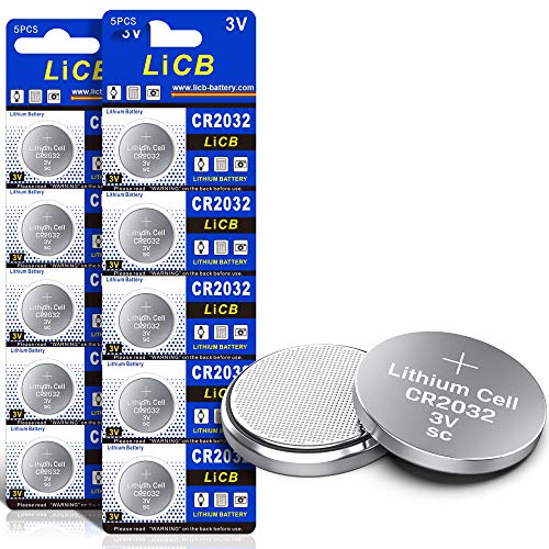 LiCB CR2032 3V Lithium Battery(10-Pack) LiCB CR2032 3V Lithium Battery(10-Pack)