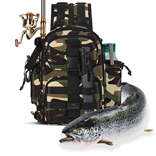 Evolution Fishing Largemouth Double Decker 3600 Tackle Backpack - Water  Camouflage, Outdoor Rucksack w/ 3 Fishing Trays, Padded Handle, Fishing