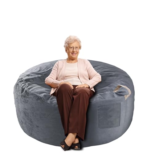 9 Best Bean Bag Chairs Facts Net   Memory Foam Bean Bag Chair For Adults 41GlsqL7SQL 