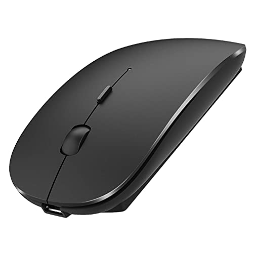 Rechargeable Bluetooth Mouse for Mac and PC - Black