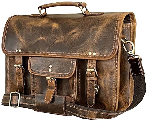 KOMALC LEATHER ADJUSTABLE PADDED SHOULDER STRAP FOR LAPTOP CAMERA DUFFLE  BAGS