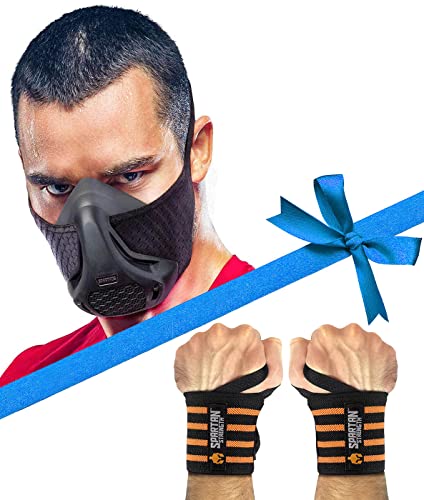 Sparthos Training Mask - Simulate High Altitudes - For Gym, Cardio,  Fitness, Running, Endurance And Hiit Training [16 Breathing Levels]