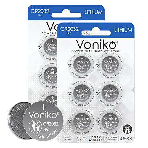 Voniko CR2032 Battery 12 Pack Voniko CR2032 Battery 12 Pack