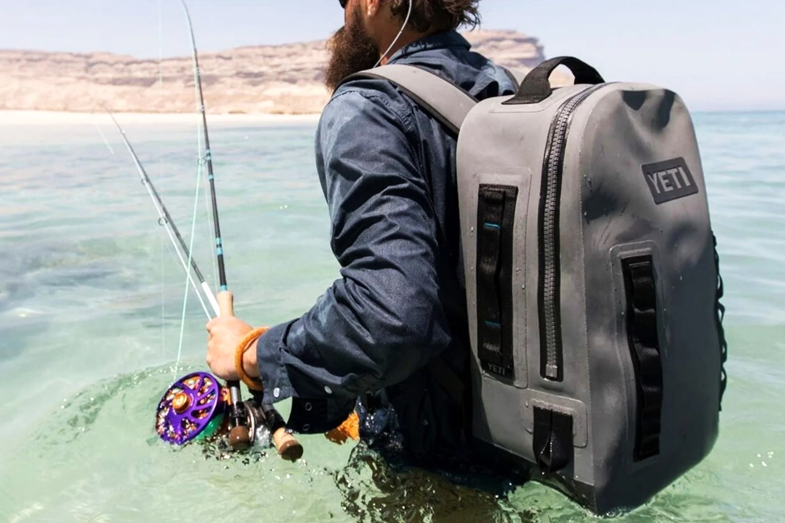 BLISSWILL Fishing Backpack with Rod Holder Fishing Tackle Bag Fishing Gear  Bag Fishing Gifts for men in Bahrain
