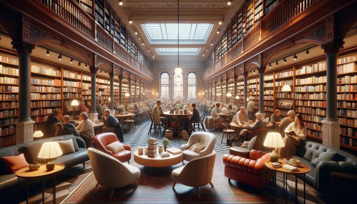 Australian bookstore interior that reflects the spirit of Dymocks