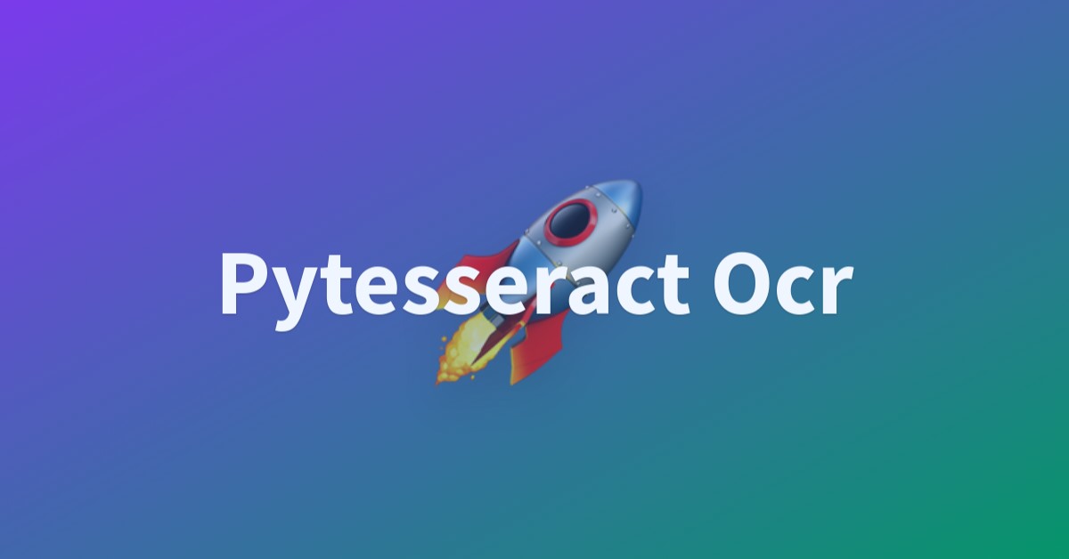 19-facts-about-pytesseract