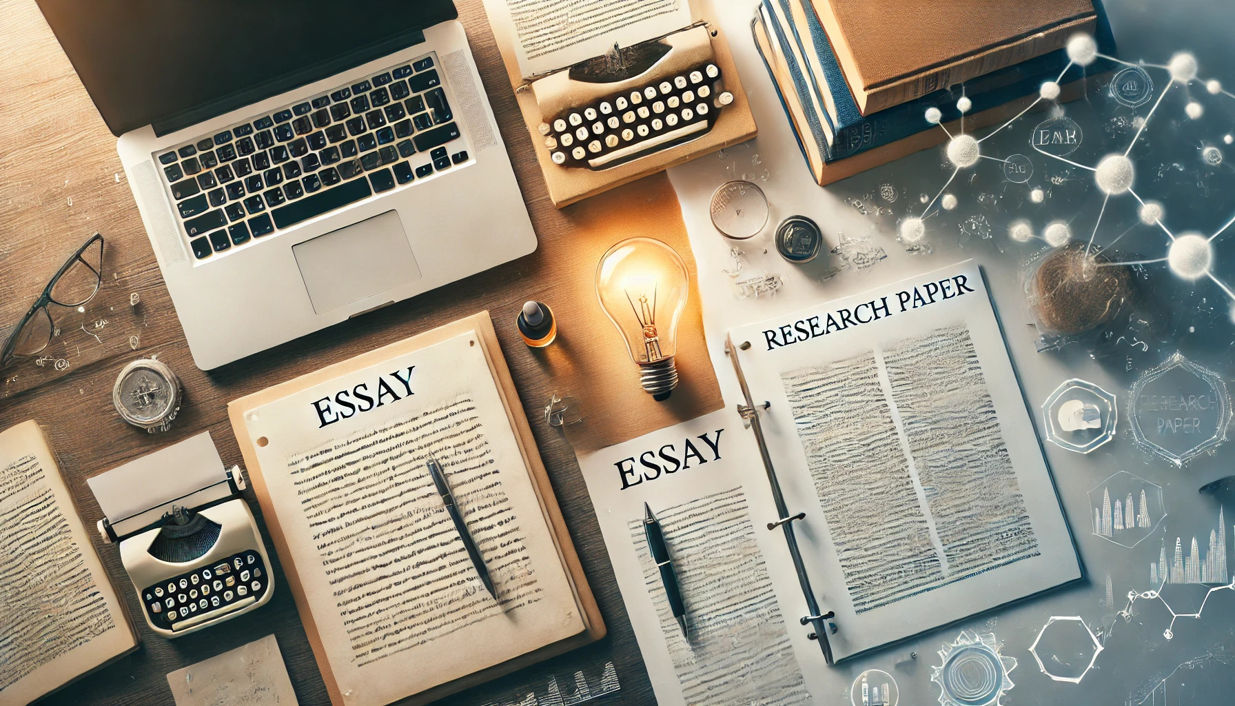 differences between essays and research papers